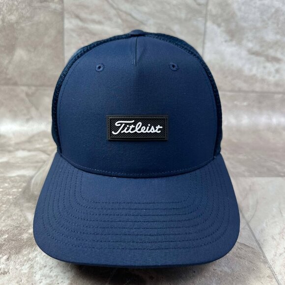Titleist Monterey Fitted Hat Golf Cap Navy Black - New Pick Your Size! - Picture 12 of 15
